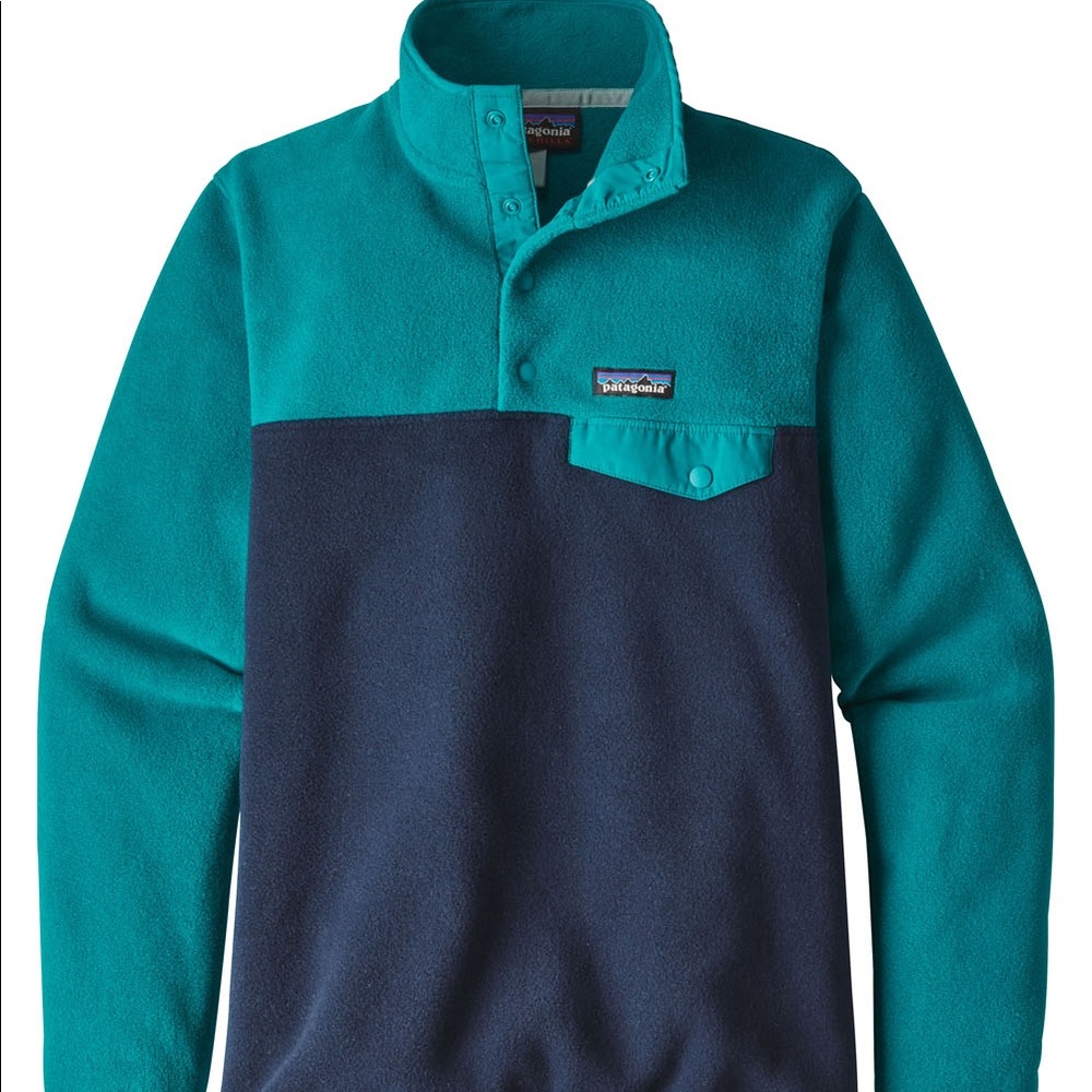 Patatongina LIGHTWEIGHT SYNCHILLA SNAP-T PULLOVER vintage colors